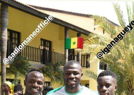 FOTO - Koulibaly ritrova Manè e Gueye in nazionale, lo scatto dal ritiro del Senegal