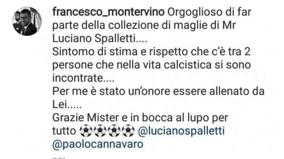 FOTO - La maglia di Montervino nella collezione di Spalletti, Cannavaro lo sfotte: "Nemmeno i tuoi familiari l'hanno conservata..."