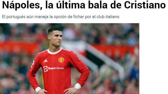 Marca in apertura: "CR7 al Napoli è ancora possibile! Ipotesi prestito secco, Mendes lavora per chiudere"
