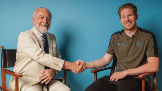 E' realtà: Kevin De Bruyne è del Napoli! L'annuncio di ADL: "Benvenuto!"