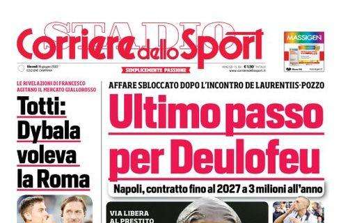 PRIMA PAGINA - CdS Campania: "Ultimo passo per Deulofeu"