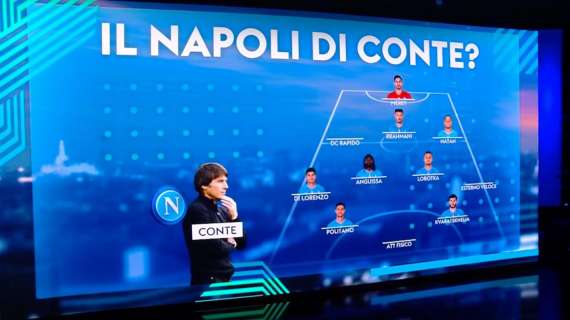 Il Napoli di Conte per Sky, Di Canio: "Farebbe fuori Anguissa, davanti Lukaku"