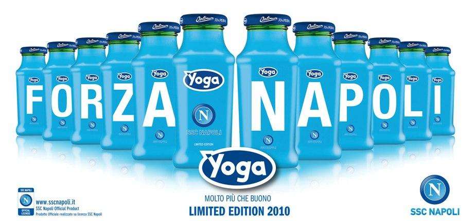 Yoga tifa Napoli, arrivano i succhi firmati Calcio Napoli