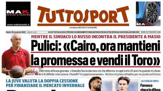 Tuttosport: "Douglas e Fagioli è già finita?"