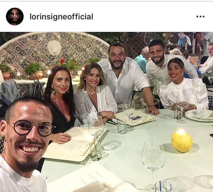 FOTO - Insigne a Capri con Hamsik: "Ieri a cena con un po' di amici!"