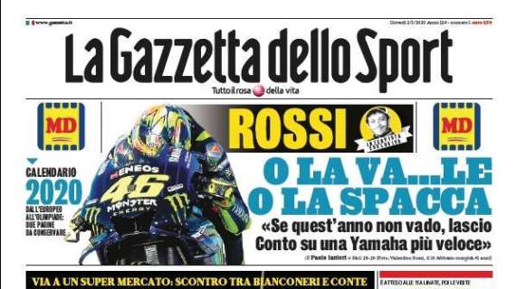 PRIMA PAGINA - Gazzetta: "Reazione Inter: subito Vidal e in estate sogno Eriksen"