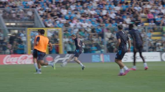 Boato al Patini! Gran gol di Kevin De Bruyne in allenamento