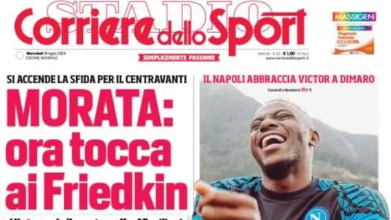 PRIMA PAGINA CdS: "Osimhen come una star"