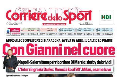 PRIMA PAGINA - CdS Campania: "Con Gianni nel cuore"