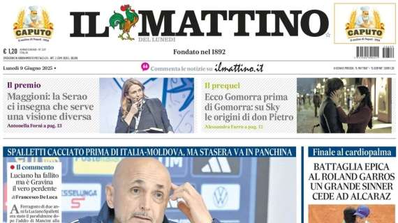 Il Mattino: "Licenziato"