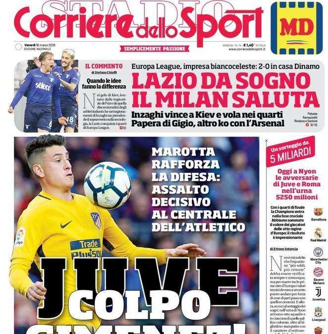 BUONGIORNO TUTTONAPOLI - Ecco le prime pagine dei quotidiani di oggi