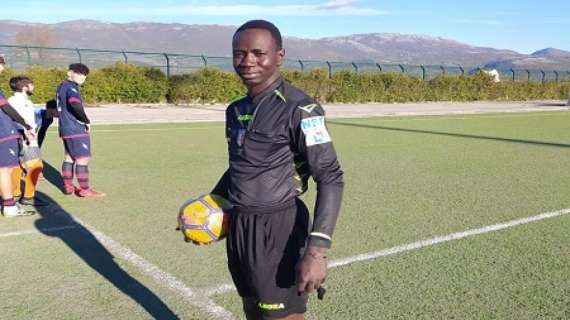 Il primo migrante-arbitro è in Campania: il debutto nelle giovanili di Mustapha Jawara
