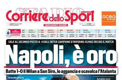PRIMA PAGINA - Cds Campania: "Napoli, è oro! Secondo a -4 dall'Inter"