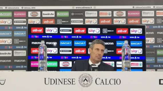 Udinese, Gotti in conferenza: "Così fa male, Ospina ha salvato l'1-2 e poi quel palo su De Paul..."