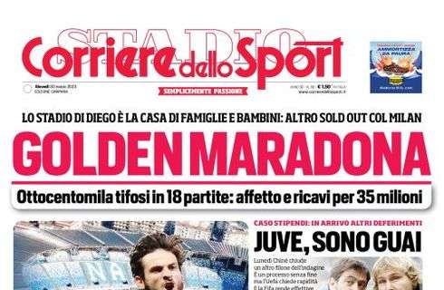 PRIMA PAGINA - CdS Campania: "Golden Maradona"