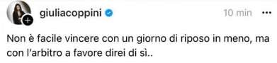 Simeone, stoccata della moglie a Lautaro. Poi il post social viene cancellato