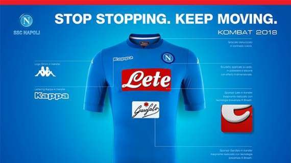 FOTOGALLERY - Ecco la nuova maglia azzurra del Napoli: Kombat con maggiore comfort, i dettagli