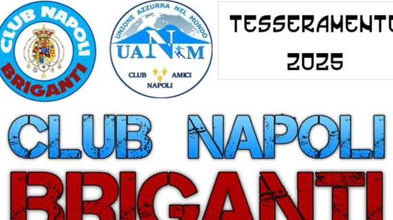 Club Napoli Briganti lancia la sfida: 999 iscritti per i 10 anni