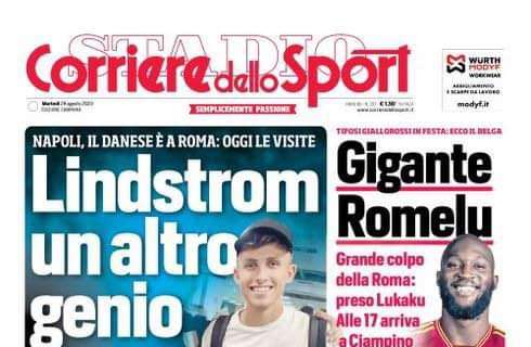 PRIMA PAGINA – Cds Campania: “Lindstrom, un altro talento”