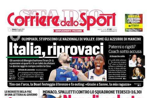 PRIMA PAGINA - Cds Campania: "Sabato da Champions, sorpresa Zedadka"