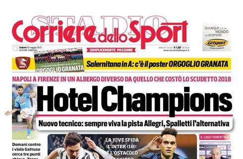 PRIMA PAGINA - Cds Campania: “Hotel Champions”
