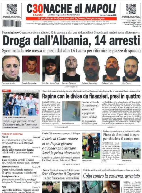 Cronache di Napoli: "Bivio Conte! Restare a scadenza o lasciare"
