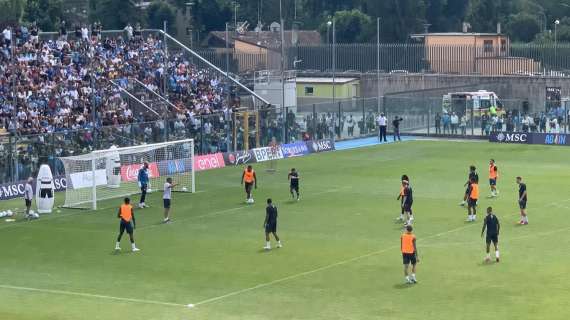 Castel di Sangro, day 14: seduta mattutina, esercitazione tattica e partitelle. Buongiorno in parte in gruppo 