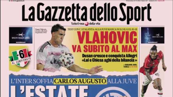 PRIMA PAGINA - Gazzetta dello Sport: "L'estate dei dispetti"