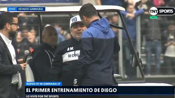 Maradona spinge il Gimnasia: "Squadra eccezionale, darò tutto per la salvezza"