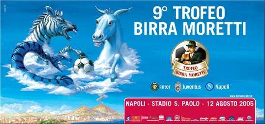 Trofeo Moretti, Juve-Inter sarà la prima gara