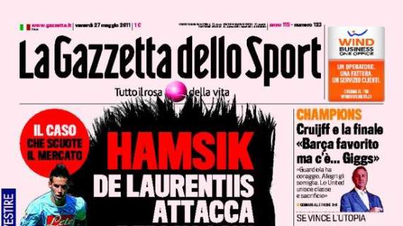 Gazzetta dello Sport, comunicato del cdr: "Affermazioni false e pericolose di De Laurentiis. Intervengano Figc e Fnsi"
