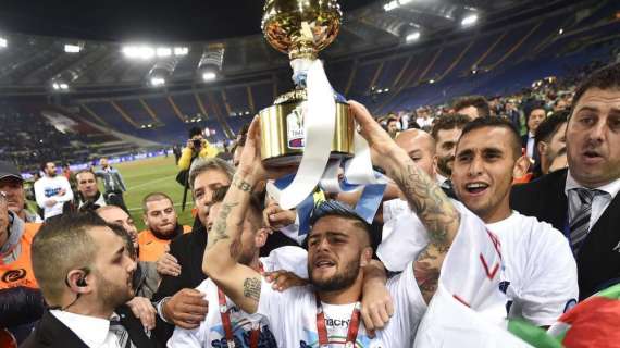 3 maggio, la Ssc Napoli ricorda sui social il trionfo in Coppa Italia contro la Fiorentina del 2014