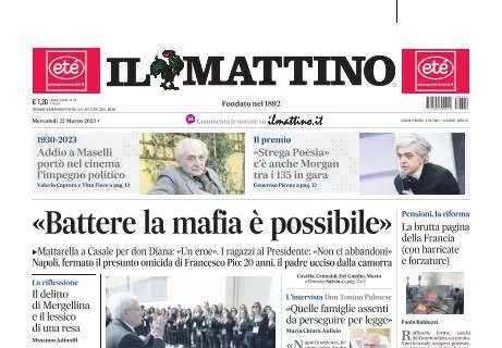 PRIMA PAGINA - Il Mattino intervista Gigi Riva: "È un Napoli entusiasmante"