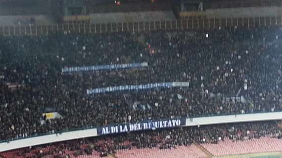 FOTO - Striscione duro per ADL in Curva B: "Sulla nostra pelle vuoi lucrare..."