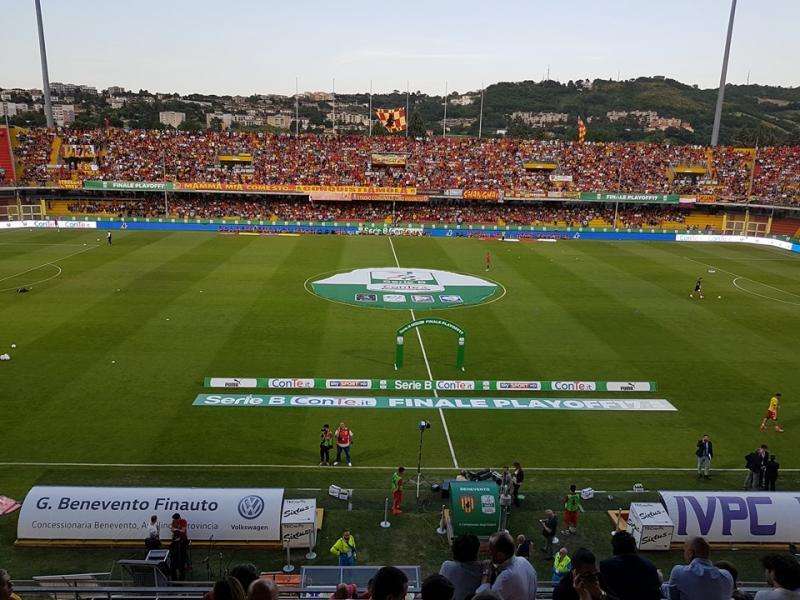 Benevento ad un passo dalla Serie A: campani in vantaggio sul Carpi all'intervallo