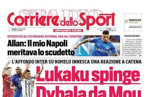 PRIMA PAGINA - CdS Campania: “Allan: Il mio Napoli meritava lo scudetto"