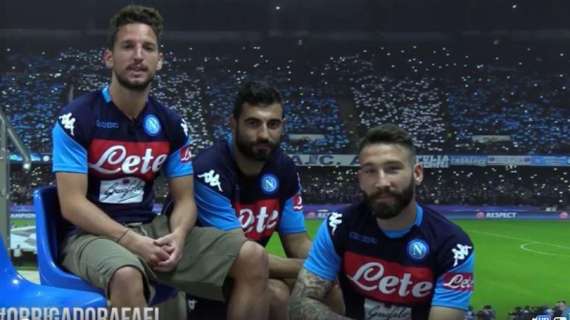 VIDEO - Mertens, Callejon, Ghoulam e non solo. Gli azzurri salutano Rafael: immagini emozionanti della SSC Napoli
