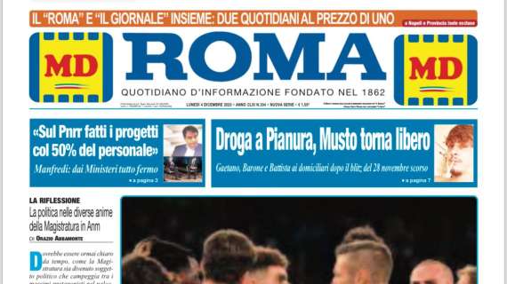 PRIMA PAGINA - Il Roma: "L'arbitro affossa il Napoli"