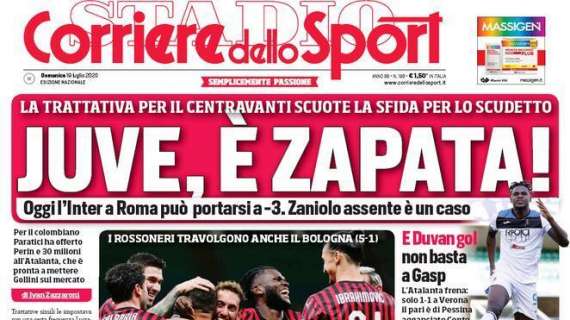 PRIMA PAGINA - CdS e il nuovo obiettivo Juve per l'attacco: "E' Zapata!"