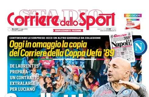 PRIMA PAGINA – CdS Campania: “Spalletti, due anni in più”