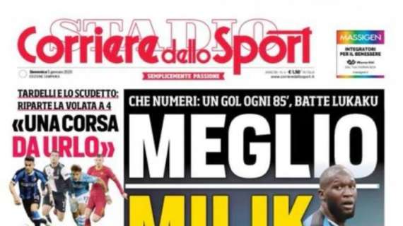 PRIMA PAGINA - CdS Campania: "Napoli-Inter, duello sul mercato per Castrovilli"