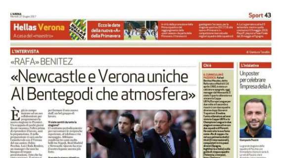 FOTO - Benitez esalta Pecchia: "Lo scelsi subito per la mia avventura al Napoli. Verona? Meravigliosa. Ricordo il ko al Bentegodi"