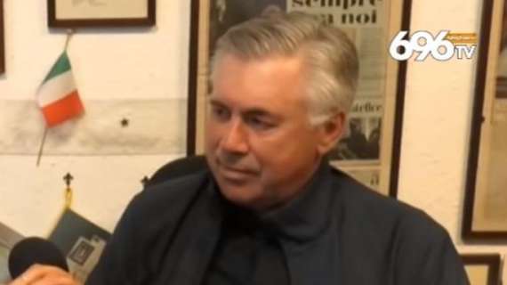 Ancelotti: "Spero di restare a lungo, vivo la città e sarebbe ancora più bella con più senso civico. Su Davide..."