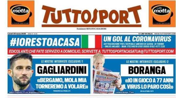 PRIMA PAGINA - Tuttosport - "Fate come la Juventus"