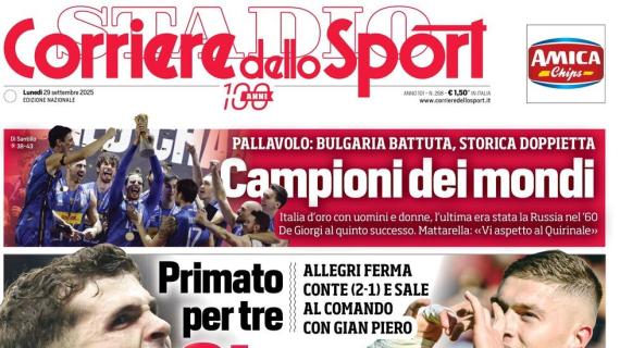 Corriere dello Sport: "Primato per tre. Ci sono anche Max e Gasp"