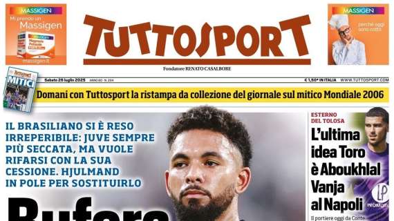 Tuttosport: "Bufera Douglas. Vanja al Napoli"