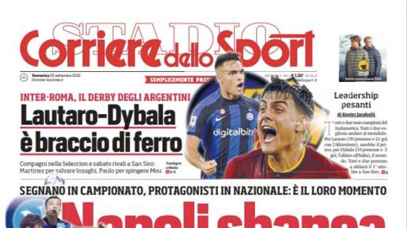 PRIMA PAGINA - Corriere dello Sport: “Napoli sbanca”