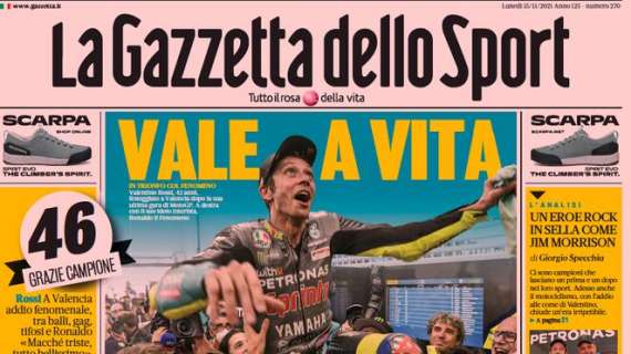 PRIMA PAGINA - Gazzetta dello Sport: "Vale un mondo"