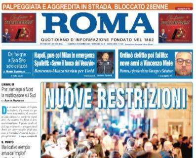 PRIMA PAGINA - Il Roma titola: "Pure col Milan in emergenza"