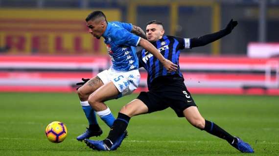 Inter-Napoli 1-0, le pagelle: Insigne mai in partita, Allan fatica, Kou domina e perde la testa sull'inciviltà di San Siro